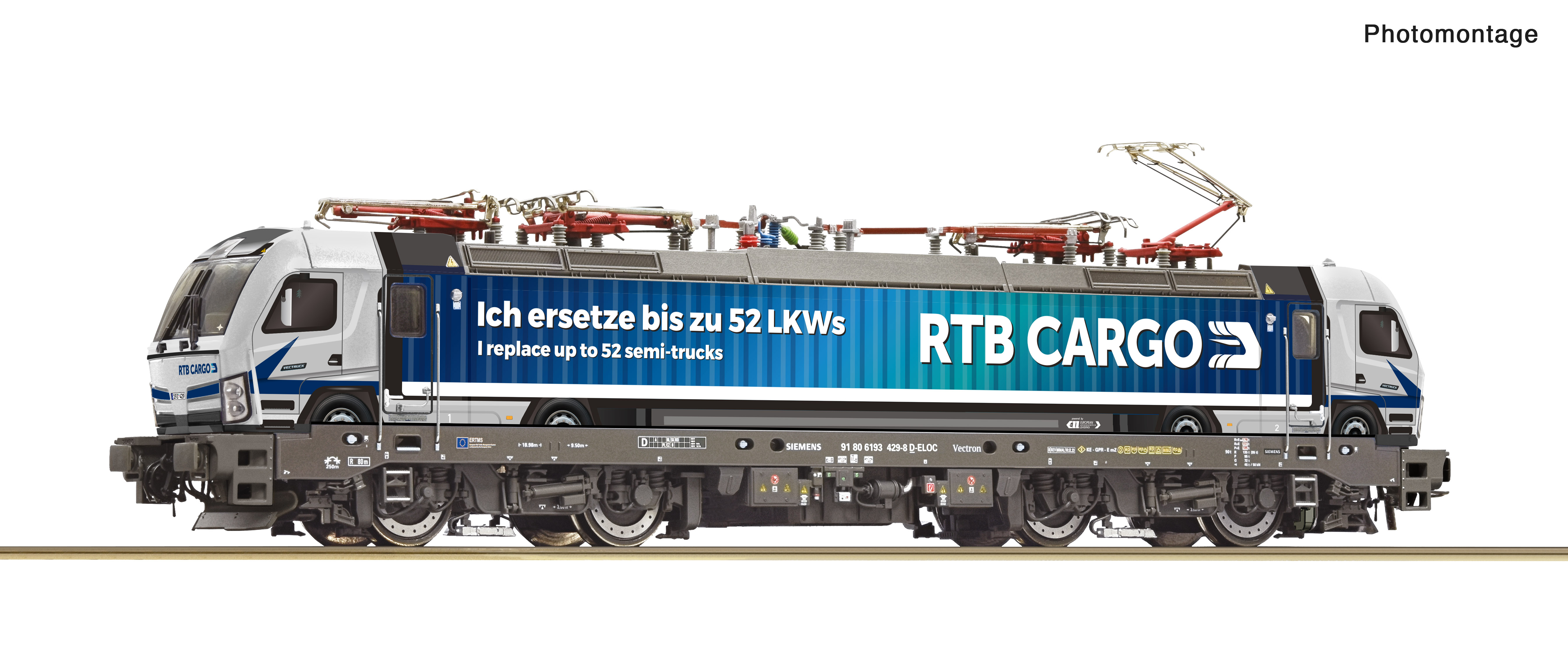 Roco 7510223 - H0 - E-Lok BR 193 'VecTruck', RTB Cargo, Ep. VI - DC-Sound